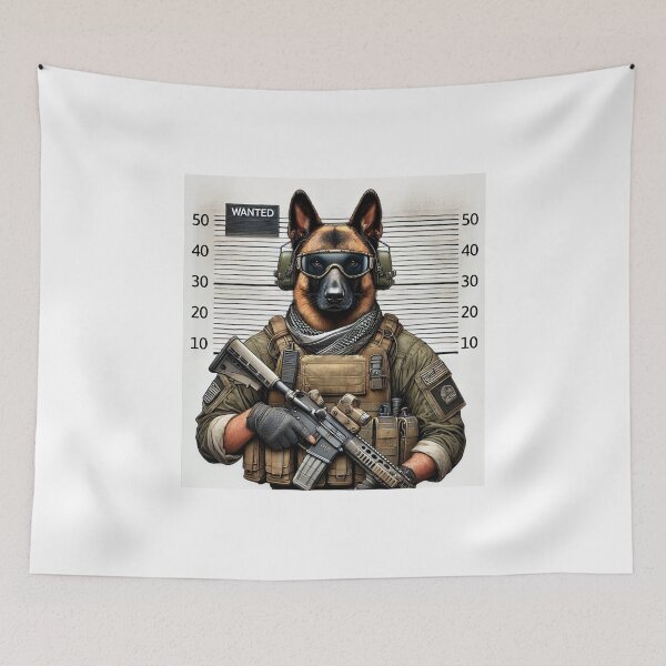 Item preview, Tactical Dog designed and sold by RAWLIFEGRAPHIC.