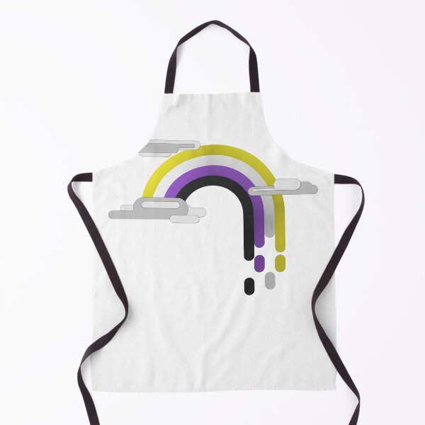 Item preview, Non-Binary Pride Flag Minimalist Drip Rainbow Design designed and sold by LiveLoudGraphic.
