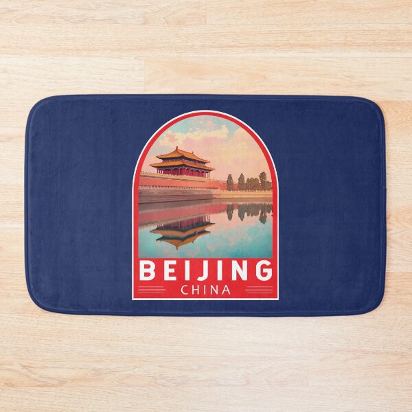 Item preview, Beijing China Travel Art Emblem designed and sold by KrisSidDesigns.