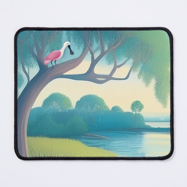 Item preview, Roseate Spoonbill on a Live Oak designed and sold by AquarinaFL.