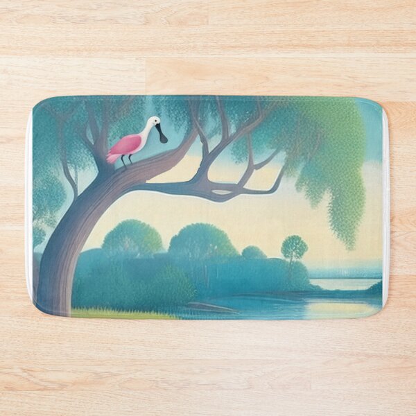 Item preview, Roseate Spoonbill on a Live Oak designed and sold by AquarinaFL.