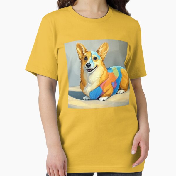 Item preview, Cubist corgi  designed and sold by Corgi Headquarters .