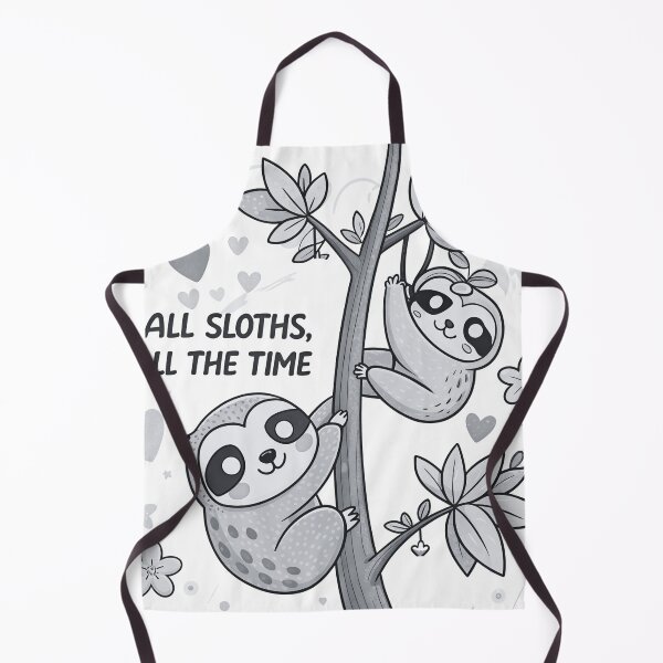 Item preview, All Sloths, all the Time designed and sold by Lettie Cronje-Steyn.