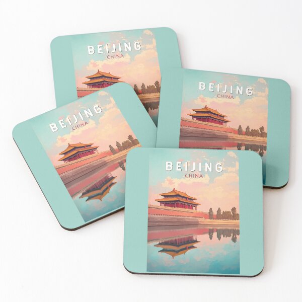 Item preview, Beijing China Illustration Travel Art Vintage designed and sold by KrisSidDesigns.