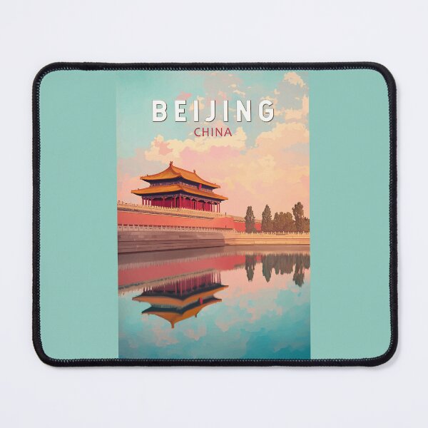 Item preview, Beijing China Illustration Travel Art Vintage designed and sold by KrisSidDesigns.