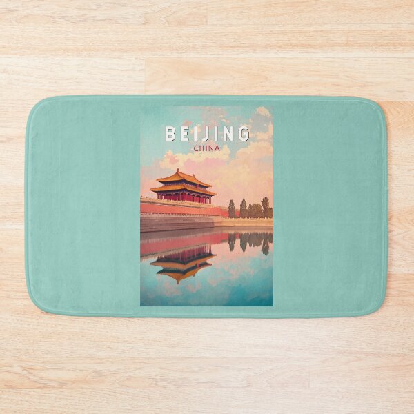 Item preview, Beijing China Illustration Travel Art Vintage designed and sold by KrisSidDesigns.