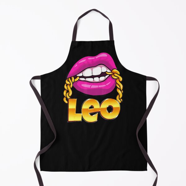 Item preview, Juicy Lips Pink Gold Chain Leo Zodiac Sign designed and sold by Black Queens.