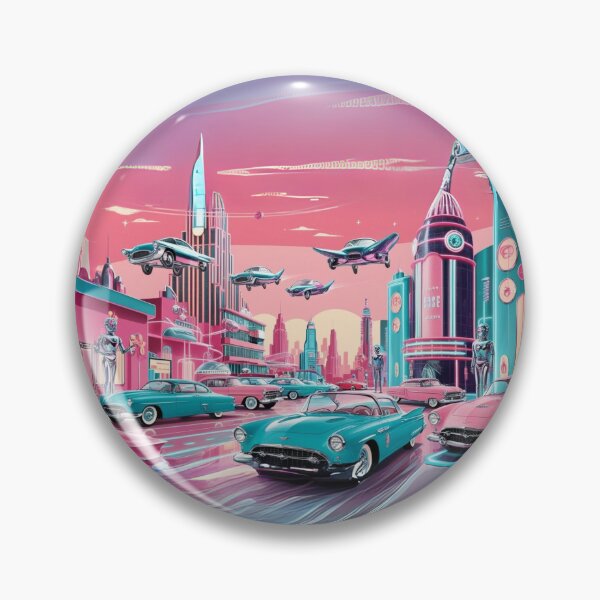 Artikelvorschau, Retro-Futurismus entworfen und verkauft von Stoopid Stick Cinema.
