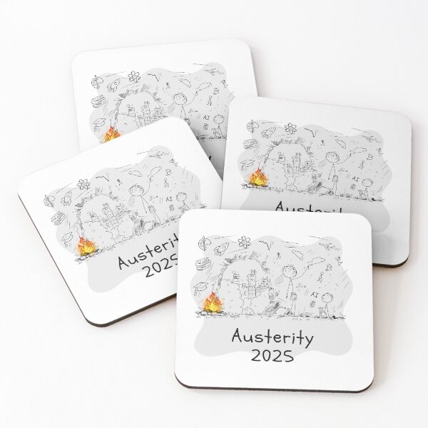 Item preview, Austerity 2025 Cartoon. designed and sold by MPC-Mince-Pies.