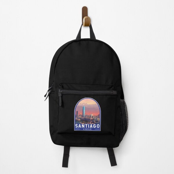 Item preview, Santiago Chile Travel Art Emblem designed and sold by KrisSidDesigns.