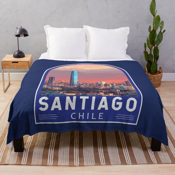 Item preview, Santiago Chile Travel Art Emblem designed and sold by KrisSidDesigns.