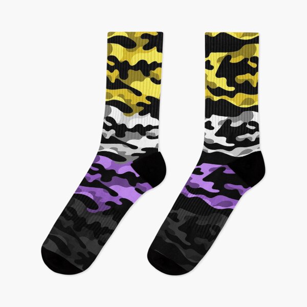 Item preview, Seamless Repeating Camouflage Textured Non-Binary Pride Flag Pattern designed and sold by LiveLoudGraphic.