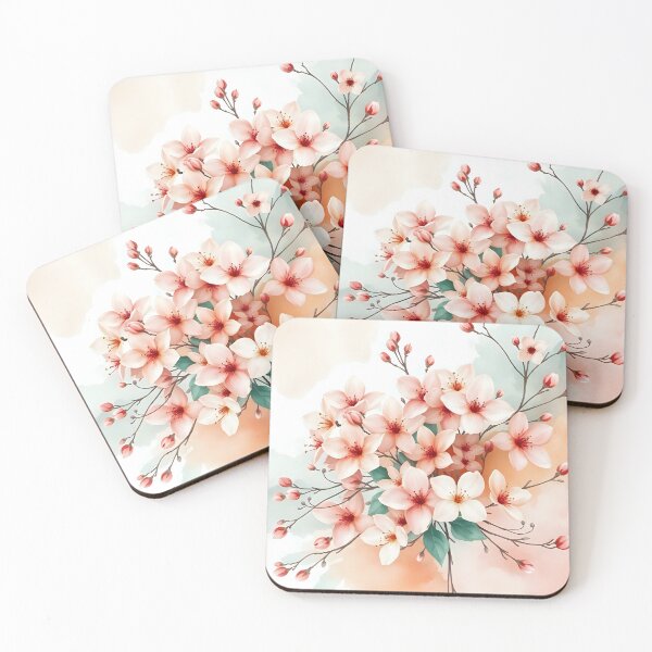 Item preview, Pink Orchid Blossoms Watercolor Design designed and sold by Shirtastically.