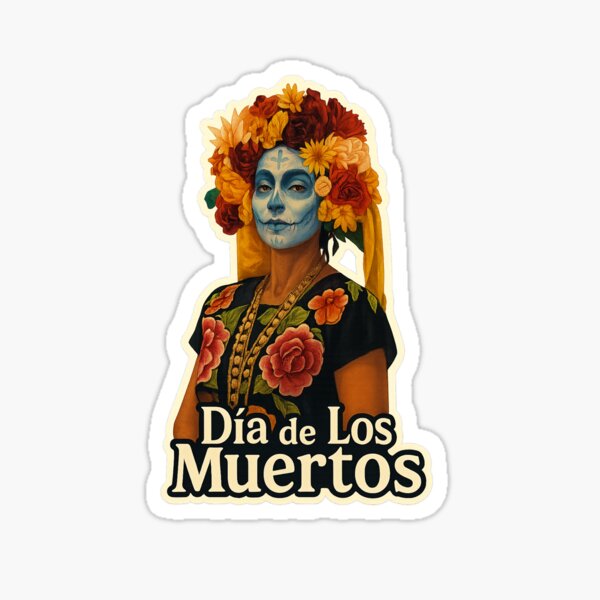 Item preview, Día de Los Muertos designed and sold by Travel The World Stickers.