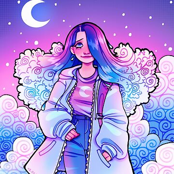 Artwork thumbnail, Cloud Girl by Larunart