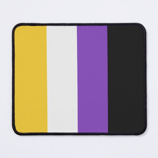Item preview, Vertical Repeating Non-Binary Pride Flag Pattern designed and sold by LiveLoudGraphic.