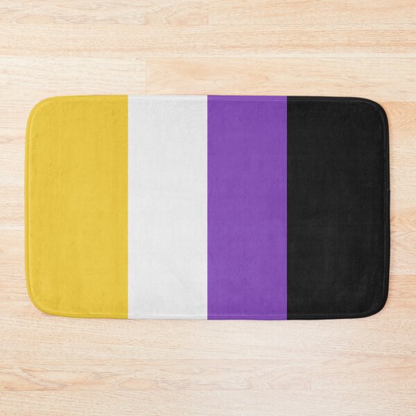 Item preview, Vertical Repeating Non-Binary Pride Flag Pattern designed and sold by LiveLoudGraphic.