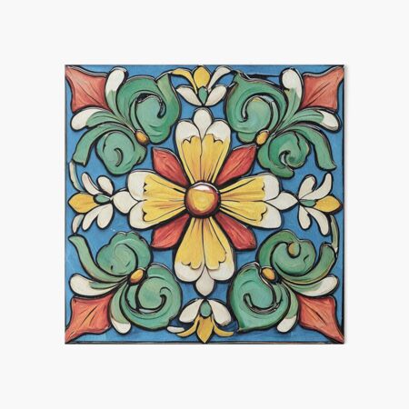 Aperçu de l'œuvre Fleur baroque : une tapisserie en argile créée et vendue par stevepmp.