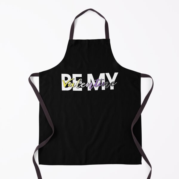 Item preview, "Be My Valentine" Non Binary Pride Typography designed and sold by LiveLoudGraphic.