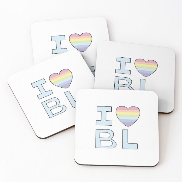 Item preview, I love BL rainbow heart designed and sold by MahouBoyStudios.