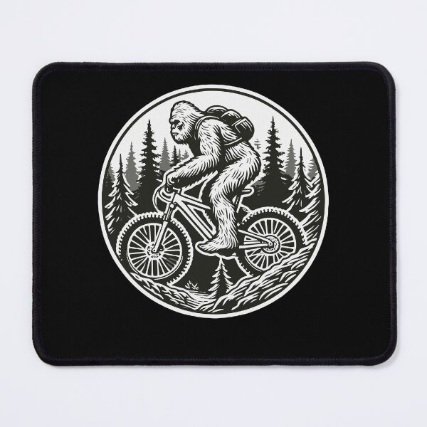 Item preview, Bike Adventure Bigfoot Mountain Bike Forest designed and sold by LuminOrb.