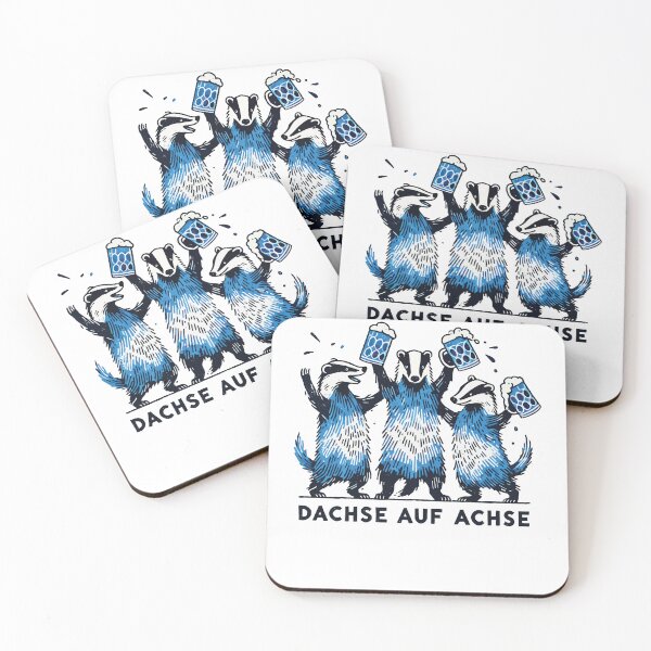 Artikelvorschau, Dachse Auf Achse Party Freunde Crew entworfen und verkauft von LuminOrb.