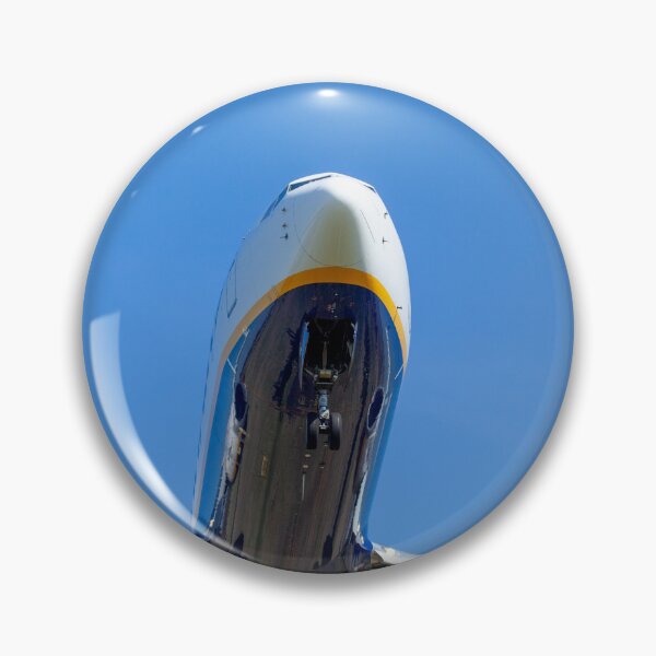 Item preview, Ryanair Boeing 737-800 close-up on approach to land with the Moon visible designed and sold by Captain747.