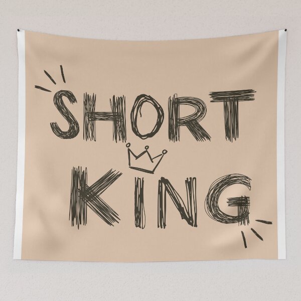 Item preview, Beige Short King Scribble designed and sold by PlumTreeDesign.
