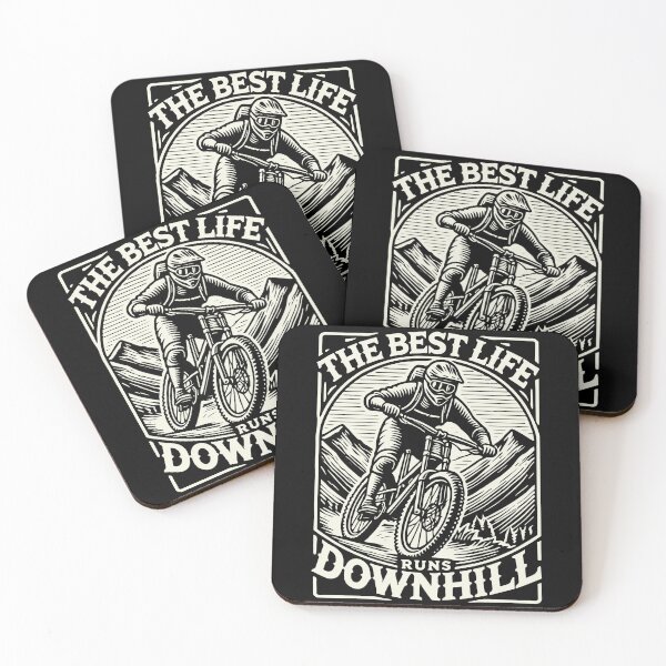 Item preview, Bicycle Downhill Adventurer Retro Style designed and sold by LuminOrb.