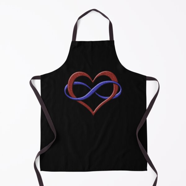 Item preview, Polyamory Infinity Heart Symbol in Pride Flag Colors designed and sold by LiveLoudGraphic.