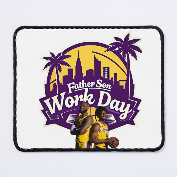 Item preview, LeBron James and Bronny James Father and Son Day designed and sold by Staticmike757.