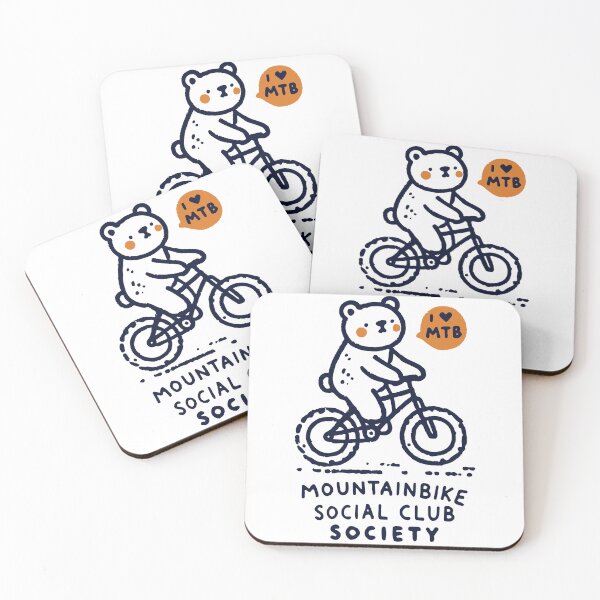 Item preview, Bicycle Bär Mountainbike Club Retro Stil designed and sold by LuminOrb.