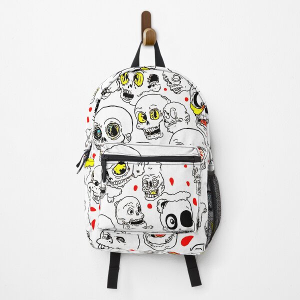 Item preview, Crazy cute funny faces and skulls in japan style manga anime ink drawing designed and sold by VonKalt.