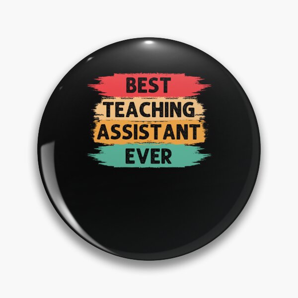 Item preview, Best teaching assistant ever retro TA cute appreciation designed and sold by snowry.