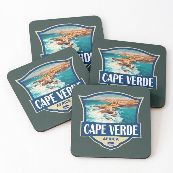 Item preview, Cape Verde Illustration Retro Badge designed and sold by KrisSidDesigns.