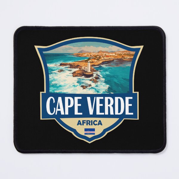 Item preview, Cape Verde Illustration Retro Badge designed and sold by KrisSidDesigns.