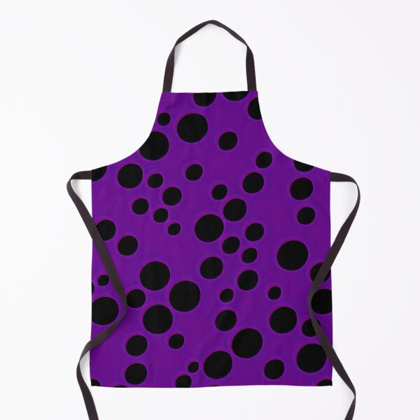 Item preview, #F50A: Purple Field Of Black Holes Fizzy Dots Pattern designed and sold by FarStarL33.
