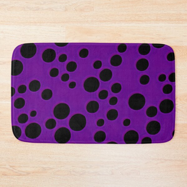 Item preview, #F50A: Purple Field Of Black Holes Fizzy Dots Pattern designed and sold by FarStarL33.