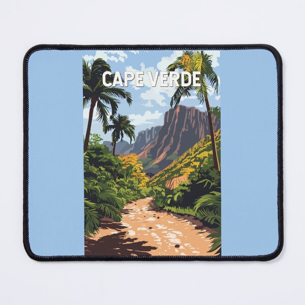 Item preview, Cape Verde Illustration Travel Art Vintage designed and sold by KrisSidDesigns.