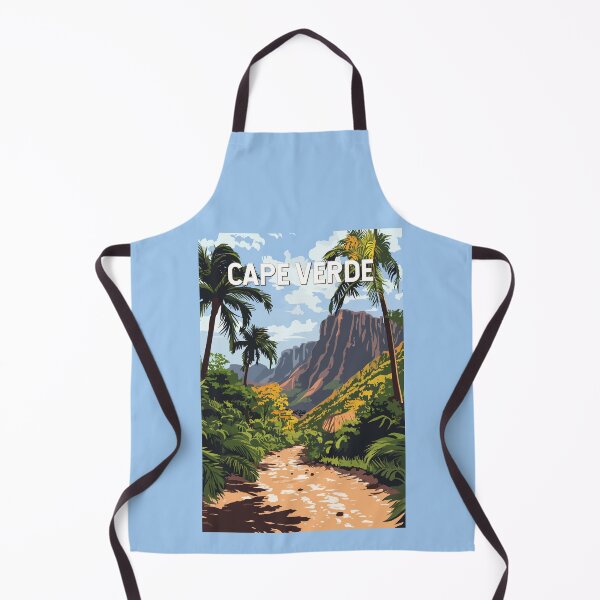 Artikelvorschau, Kap Verde Illustration Reisekunst Vintage entworfen und verkauft von KrisSidDesigns.