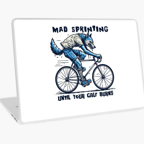Item preview, Mad Sprinting Bike Until Your Calves Burn designed and sold by LuminOrb.