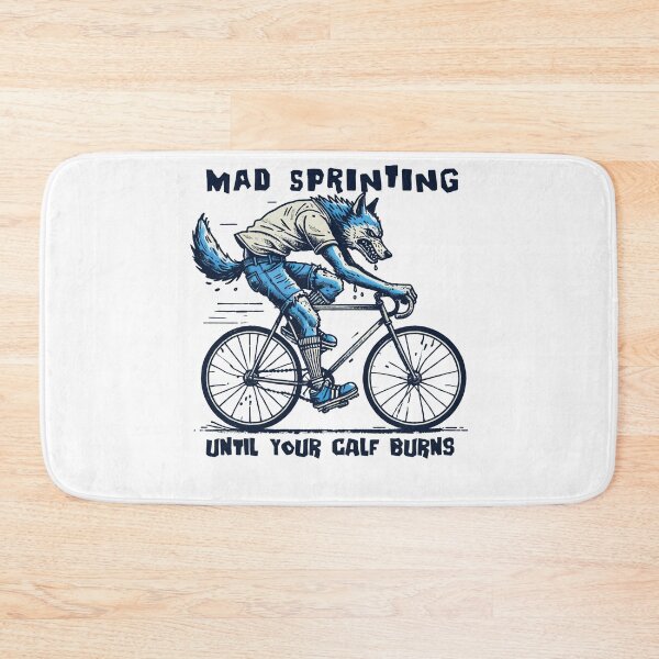 Item preview, Mad Sprinting Bike Until Your Calves Burn designed and sold by LuminOrb.