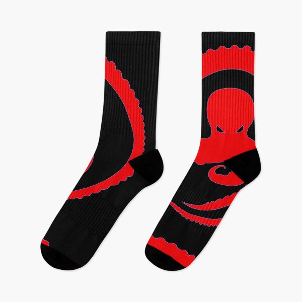 Item preview, Octopus Logo Fire Red OcDaWa designed and sold by Ocdawa.