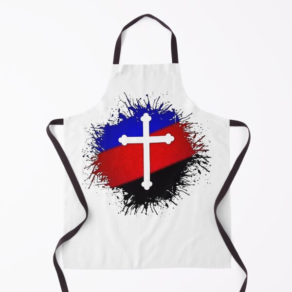 Item preview, Paint Splatter Polyamory Pride Flag Cross Symbol designed and sold by LiveLoudGraphic.