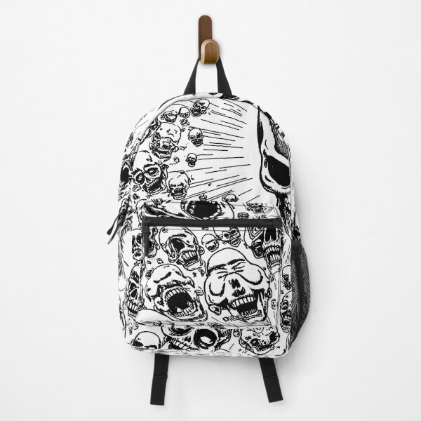 Item preview, Crazy cute funny faces and skulls in japan style manga anime ink drawing designed and sold by VonKalt.