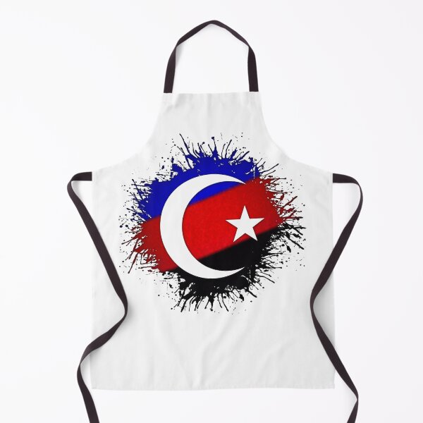 Item preview, Paint Splatter Polyamory Pride Flag Star and Crescent Symbol designed and sold by LiveLoudGraphic.