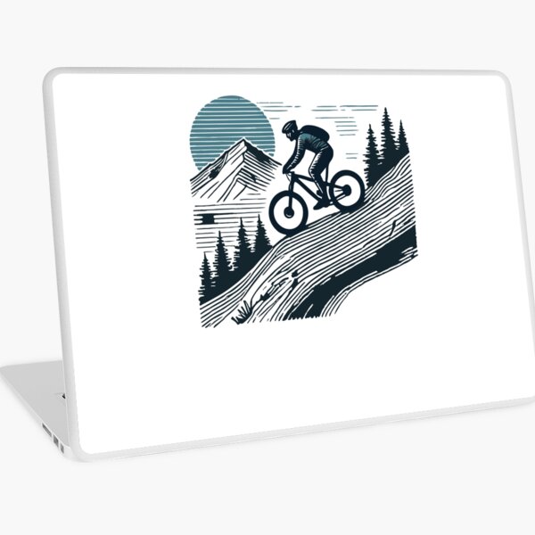 Item preview, Bike Adventure Mountain Landscape Retro designed and sold by LuminOrb.