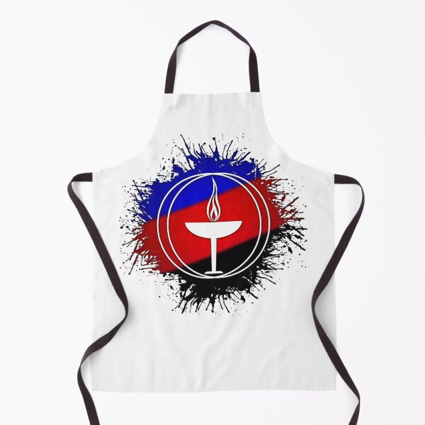 Item preview, Paint Splatter Polyamory Pride Flag Unitarian Universalism Symbol designed and sold by LiveLoudGraphic.