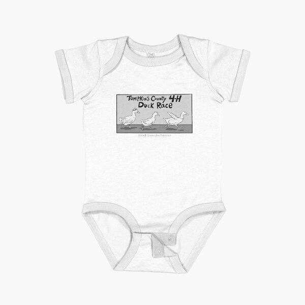Item preview, Running Duck Race 2025 b&w designed and sold by Tompkins4H.