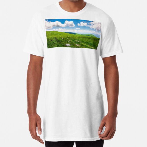 beautiful panoramic mountainous landscape Long T-Shirt